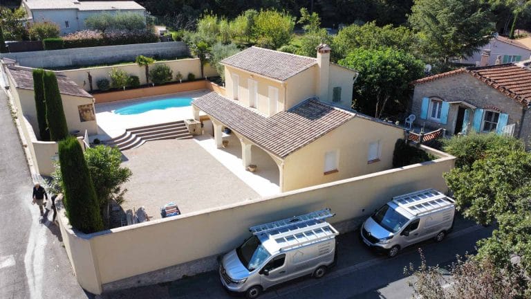rénovation de toiture à Entrechaux